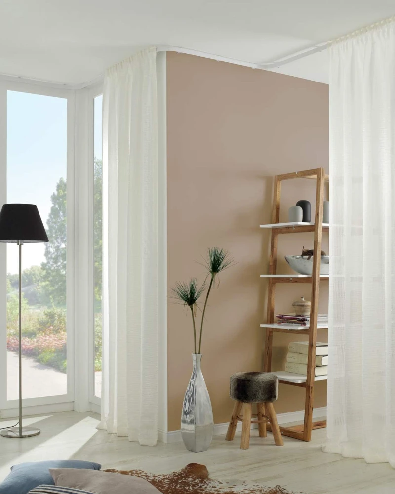 Stropna vodilica za zavjese Flexline, plastika, 7 m, bijela - Slika 3