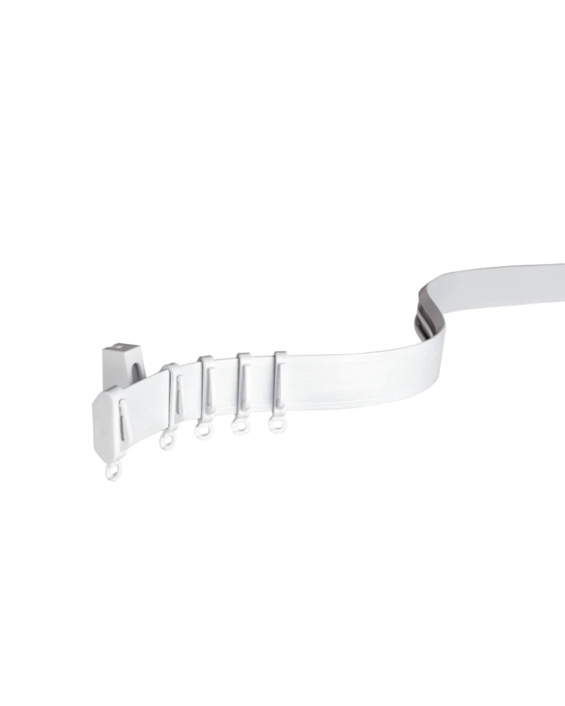 Stropna vodilica za zavjese Flexline, plastika, 7 m, bijela