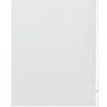 Bijela dekorativna rolo zavjesa s bočnim vučnim zupčanikom