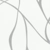 Panel zavjesa-periva Wave- bijelo/siva- 60x245 cm