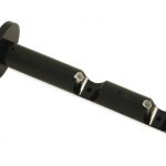 Dvostruki- kombinirani nosač, otvoreni za Ø 20 mm crni 8 / 6