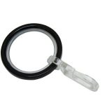 Kolutovi za karniše s kliznim umecima Ø 20 mm crna