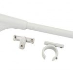 Univerzalni nosač 1 -kanalni i 2-kanalni za Ø 20 mm bijela