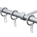 Kompletna karniša Cap Ø16/13mm 130-240cm - srebrna