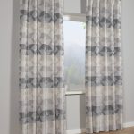 Zavjesa sa trakom Jacquard dekor dijamant - siva