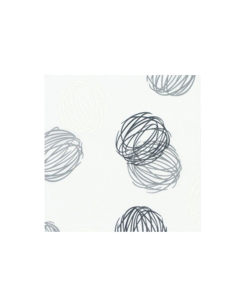 Panel zavjesa dekorativna Klupko, bijela, 60x245 cm - Slika 4