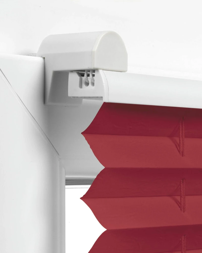 Plise zavjesa bez bušenja s 2 upravljanja - Easyfix, crvena - Slika 4