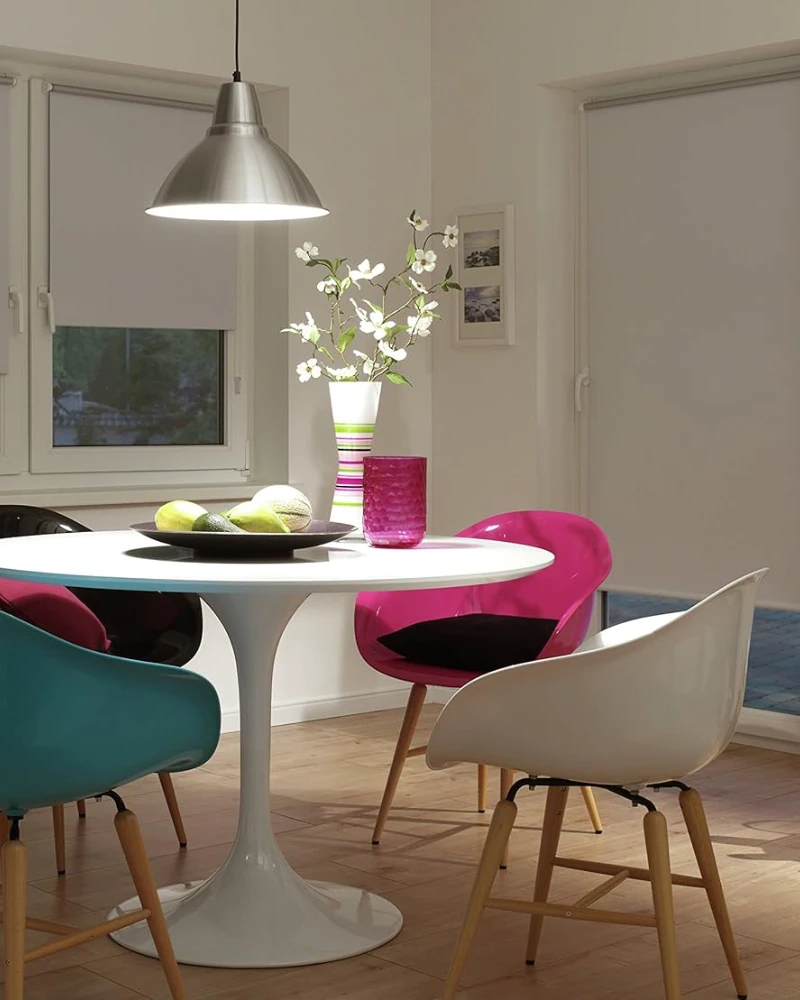 Rolo zavjesa uglavna - termo, dekorativna, bijela - Slika 2