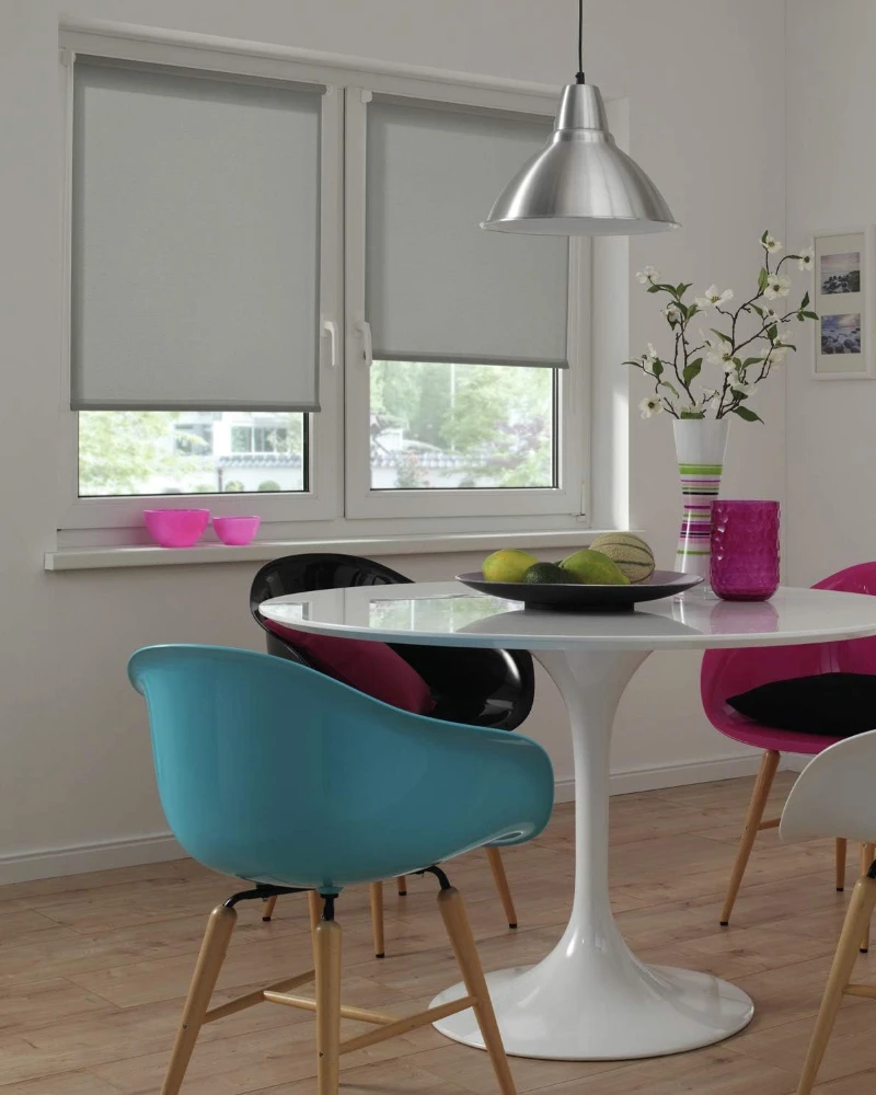 Rolo zavjesa bez bušenja - Easyfix, siva - Slika 2