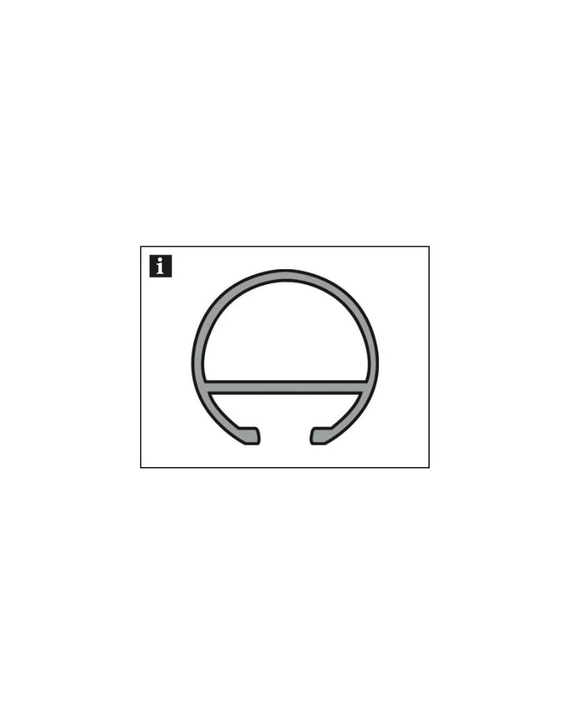 Karniša za zavjese s unutarnjom vodilicom Memphis, promjera 16 mm, mesing antik - Slika 3